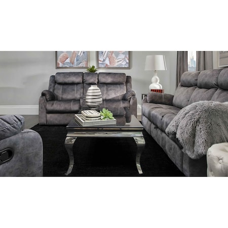 Global Furniture Usa Transitional Domino U7303 Granite Rs/Crls 3080